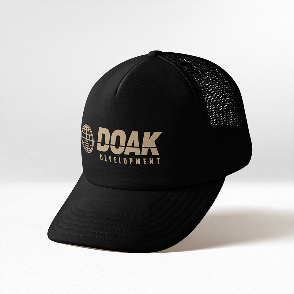 Classic Tan Logo Trucker | DOAK